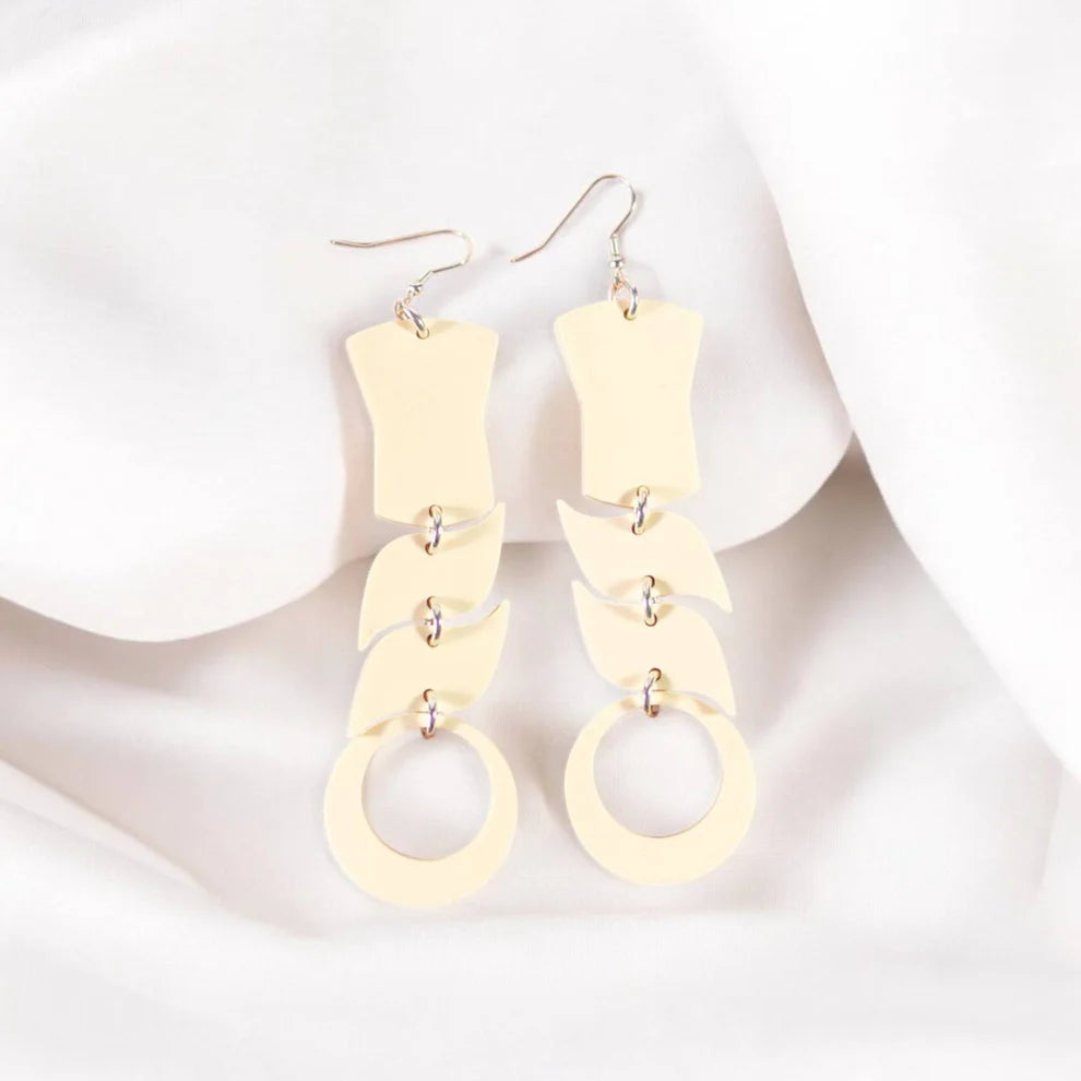 Copper Canoe Woman Spirit Flow Earrings
