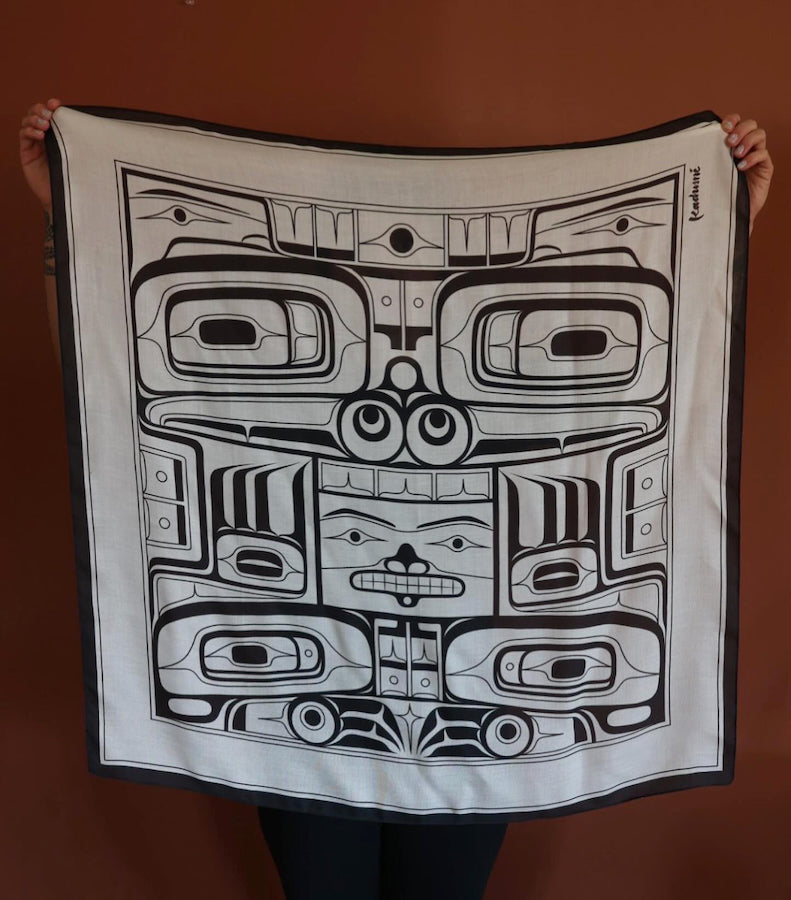 Kadusné Ursala Hudson Cashmere Scarf “Sister Bear Learns to Listen”