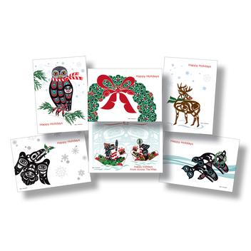 Shotridge Studios Northwest Holiday Collection Art Card Set