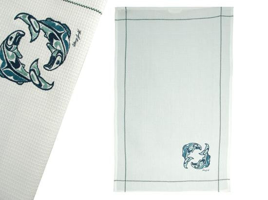 A. Joseph Salmon embroidered Tea Towel