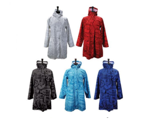 Kelly Robinson Raven Transforming Rain Coat