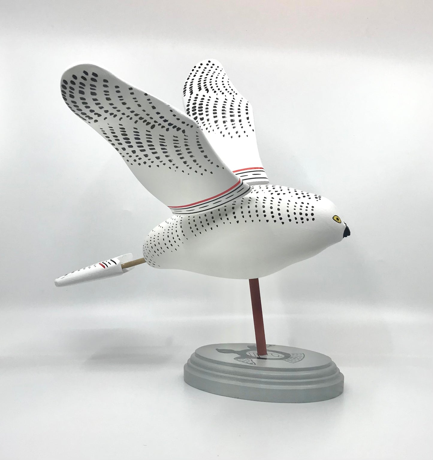 Sculpture - Amos; Wood & Paint, Spirit Animal