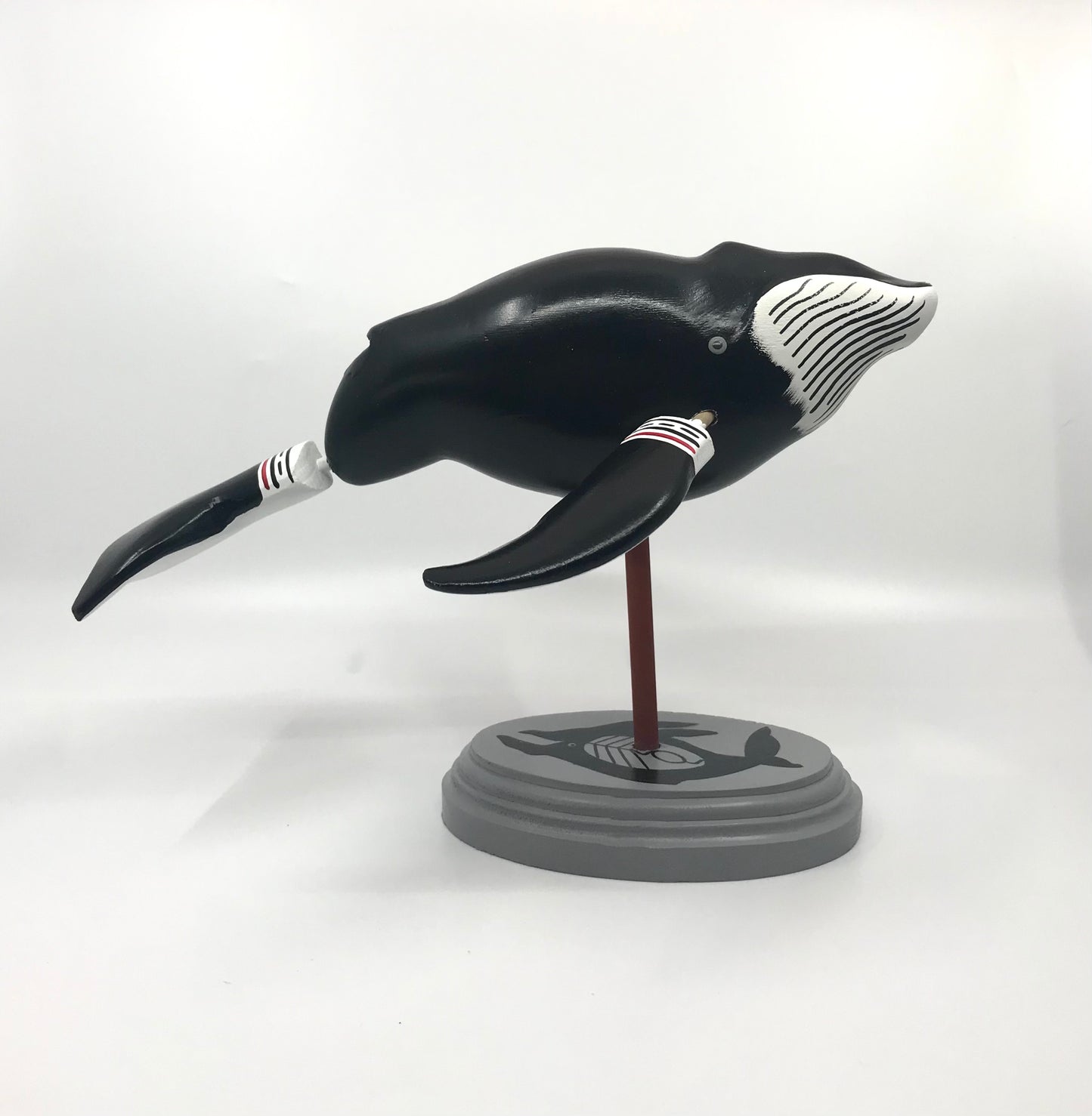 Sculpture - Amos; Wood & Paint, Spirit Animal