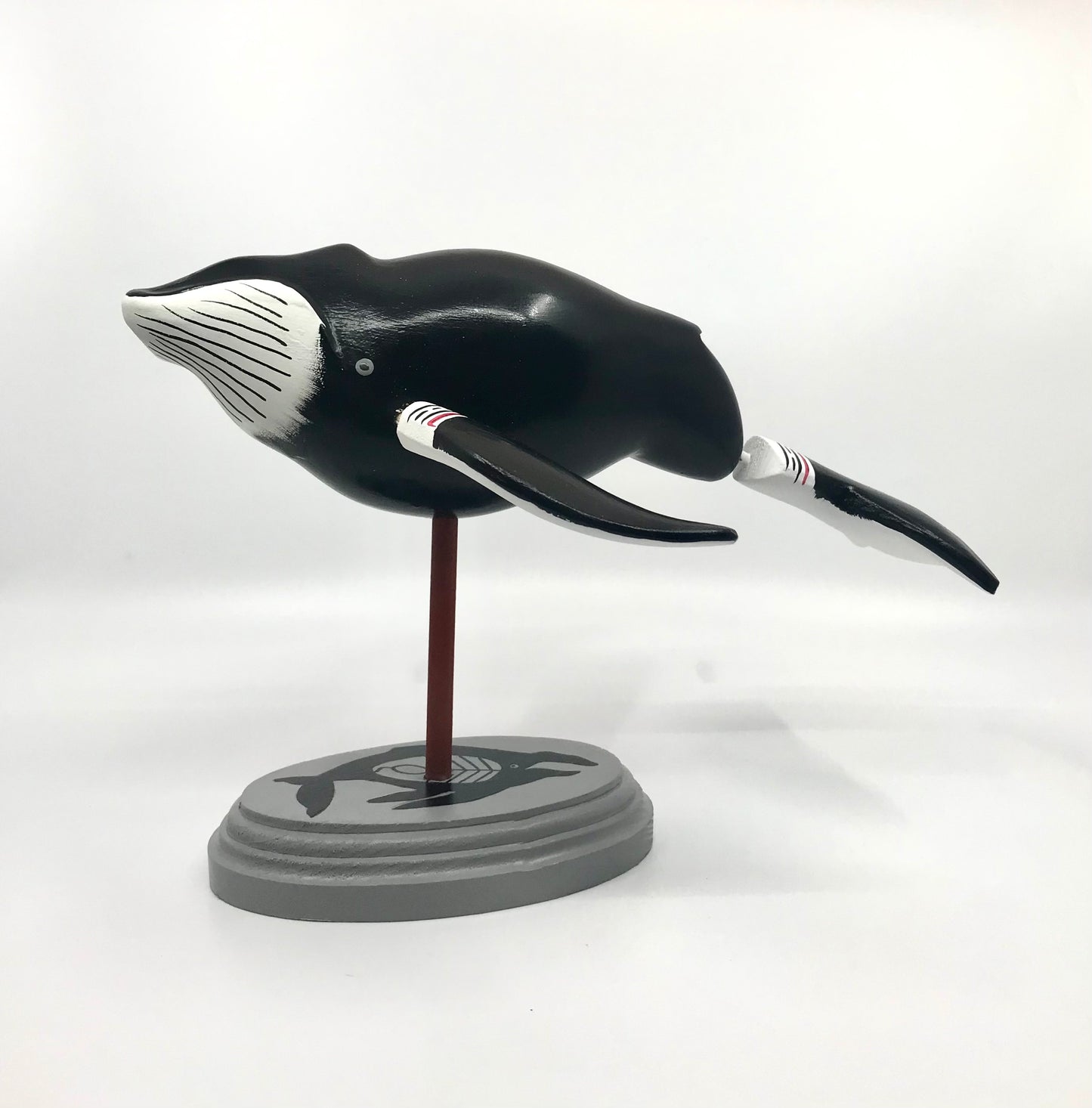 Sculpture - Amos; Wood & Paint, Spirit Animal