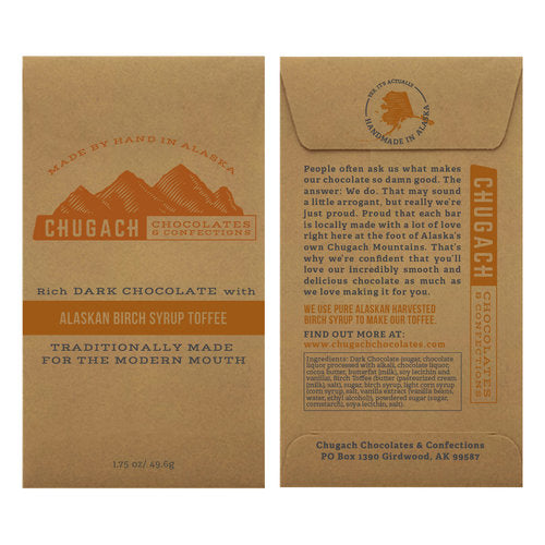 Dark Chocolate Alaskan Birch Syrup Toffee