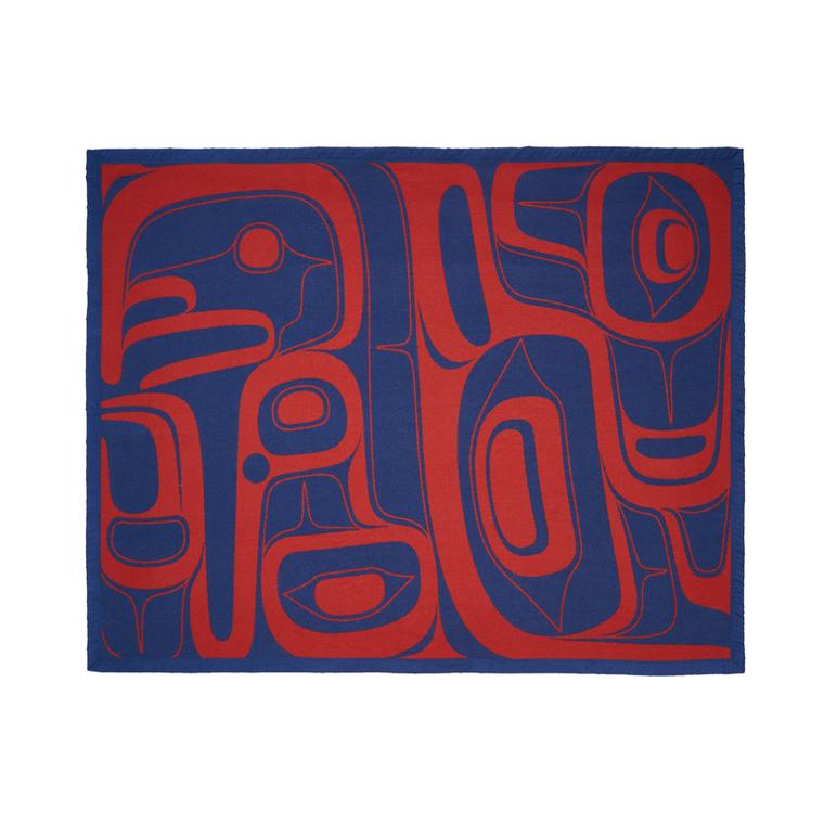 "Confluence" Wool Blanket