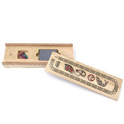3-Track Cribbage Board - Eagle & Salmon