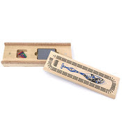 3-Track Cribbage Board - Whale Paddle