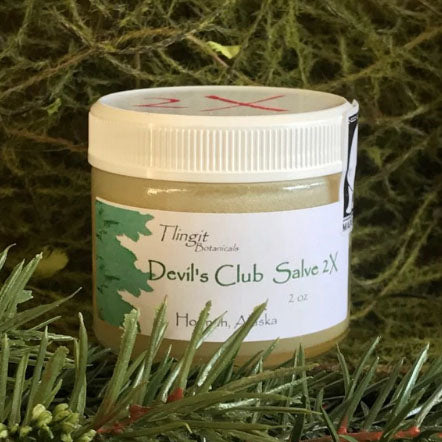 Tlingit Botanicals Devil's Club Salve Double Strength - 2 oz
