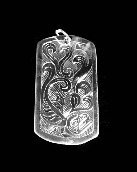 Tammy Owens Pendants Silver Dog Tag Style