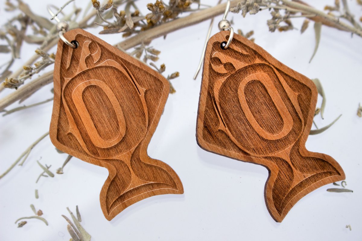 Trickster Co. Earrings - Alder Wood (Assorted Styles)