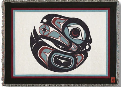 Shotridge Studios Cotton Throw Blanket, Various Designs
