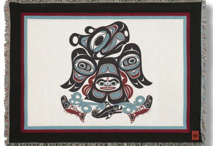 Shotridge Studios Cotton Throw Blanket, Various Designs