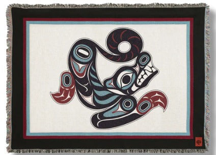 Shotridge Studios Cotton Throw Blanket, Various Designs