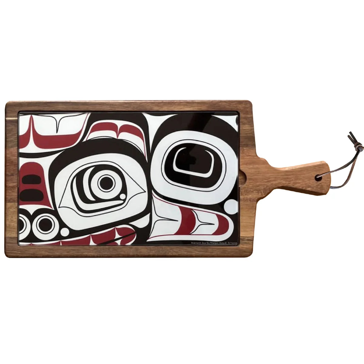 Serving Board - Wood, Formline in Glass