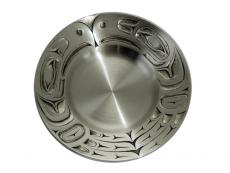 Raven Small Pewter Plate