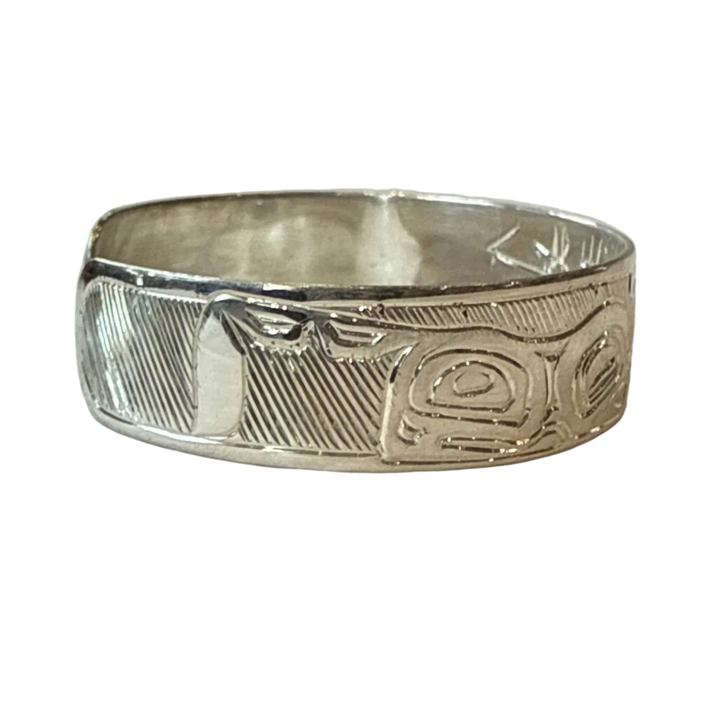 Ken Lea Bracelet Silver  1/2" - Double Wolf