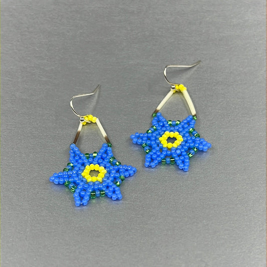 CoHo Lady Creations Earrings Beaded with Quill