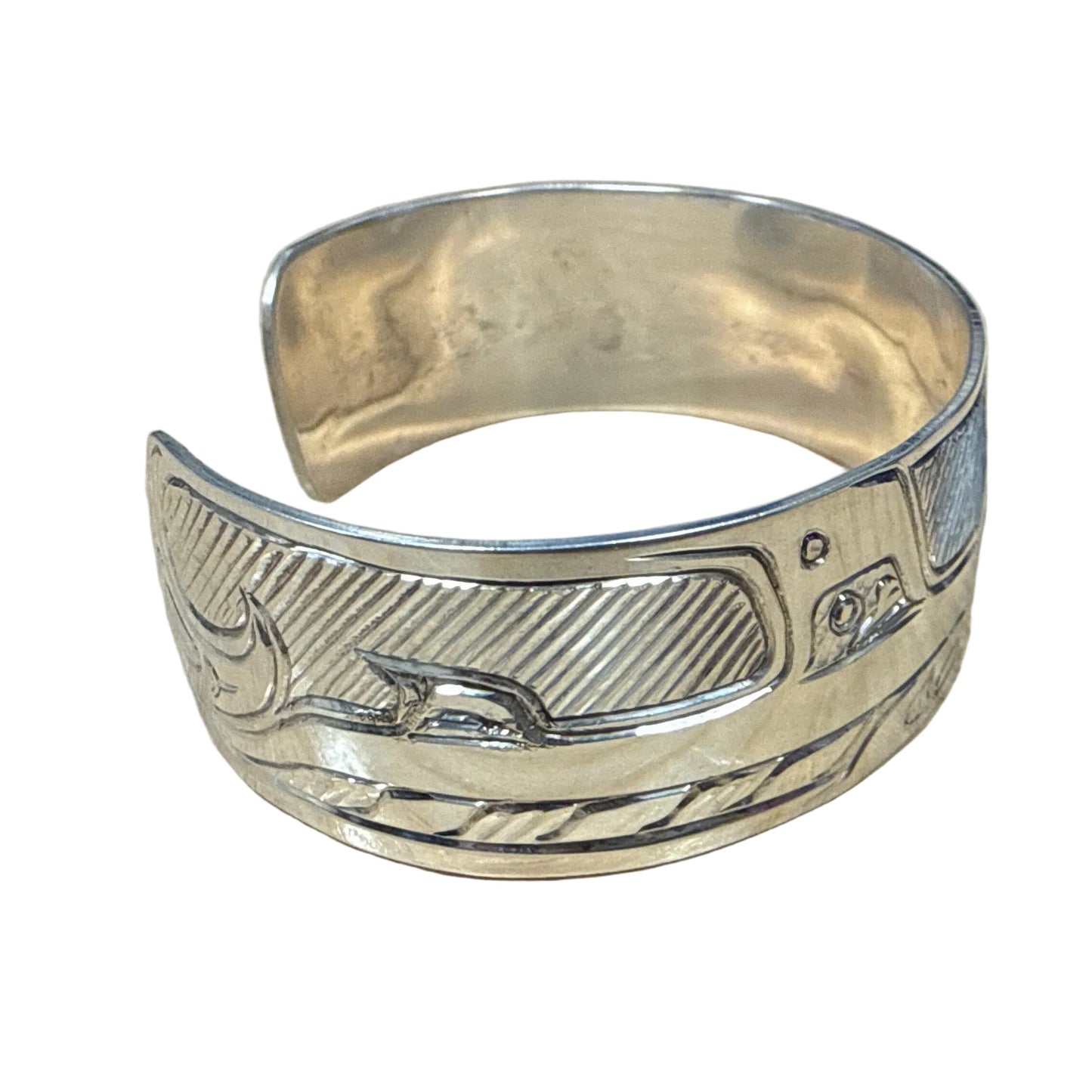 Samuel Sheakley Bracelet 1" Silver - Shark