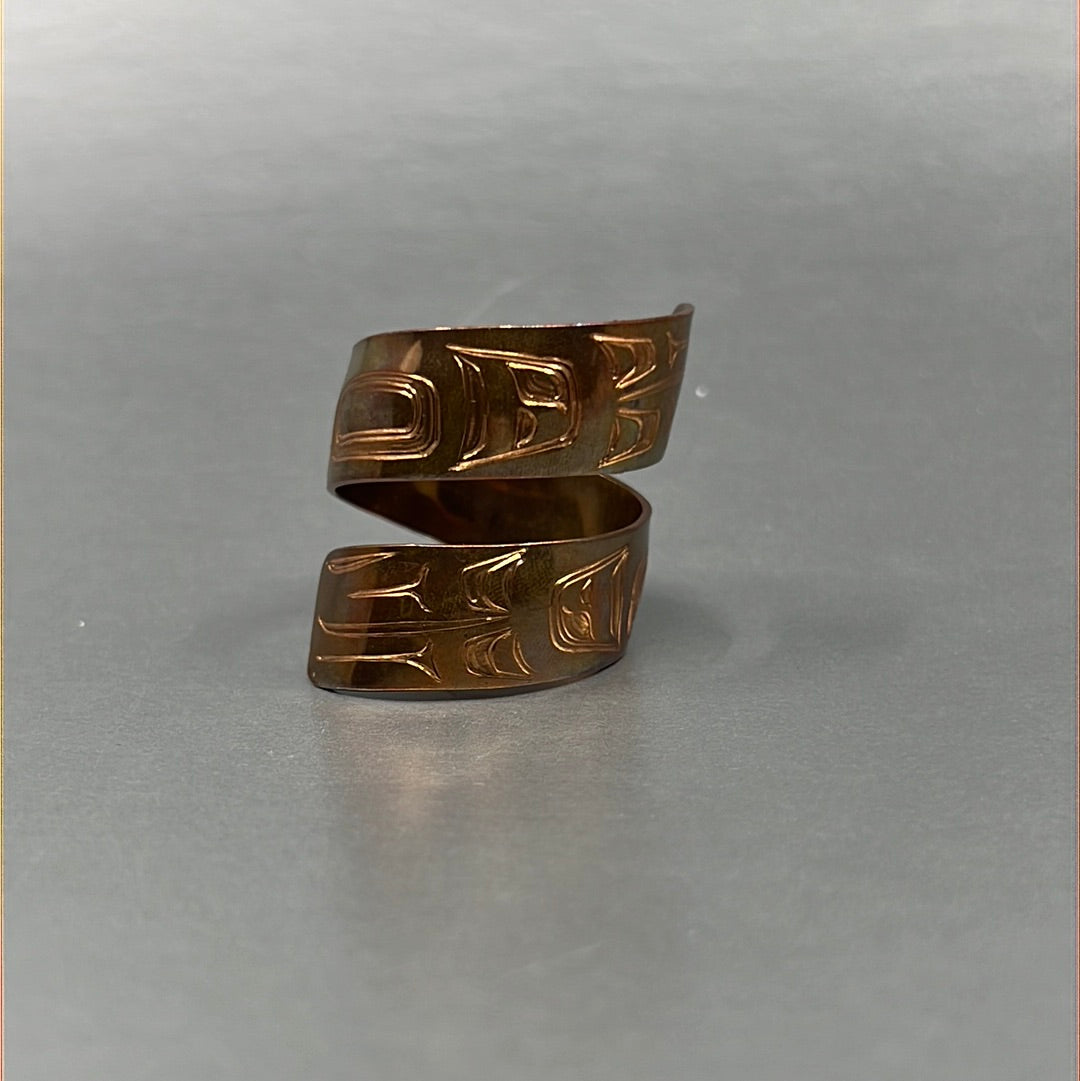 Samuel Sheakley Scarf Ring Copper Raven Formline