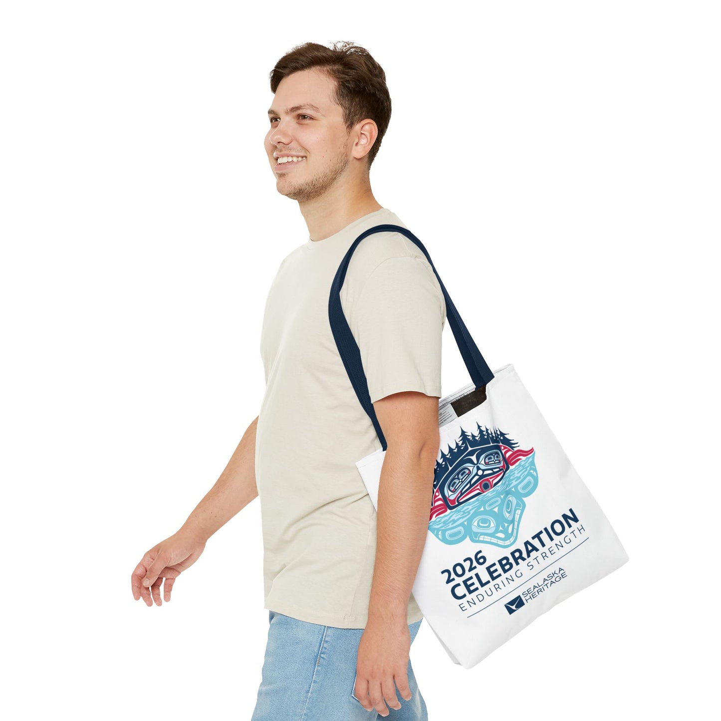2026 Celebration Enduring Strength tote bag | Indigenous Pacific Northwest design