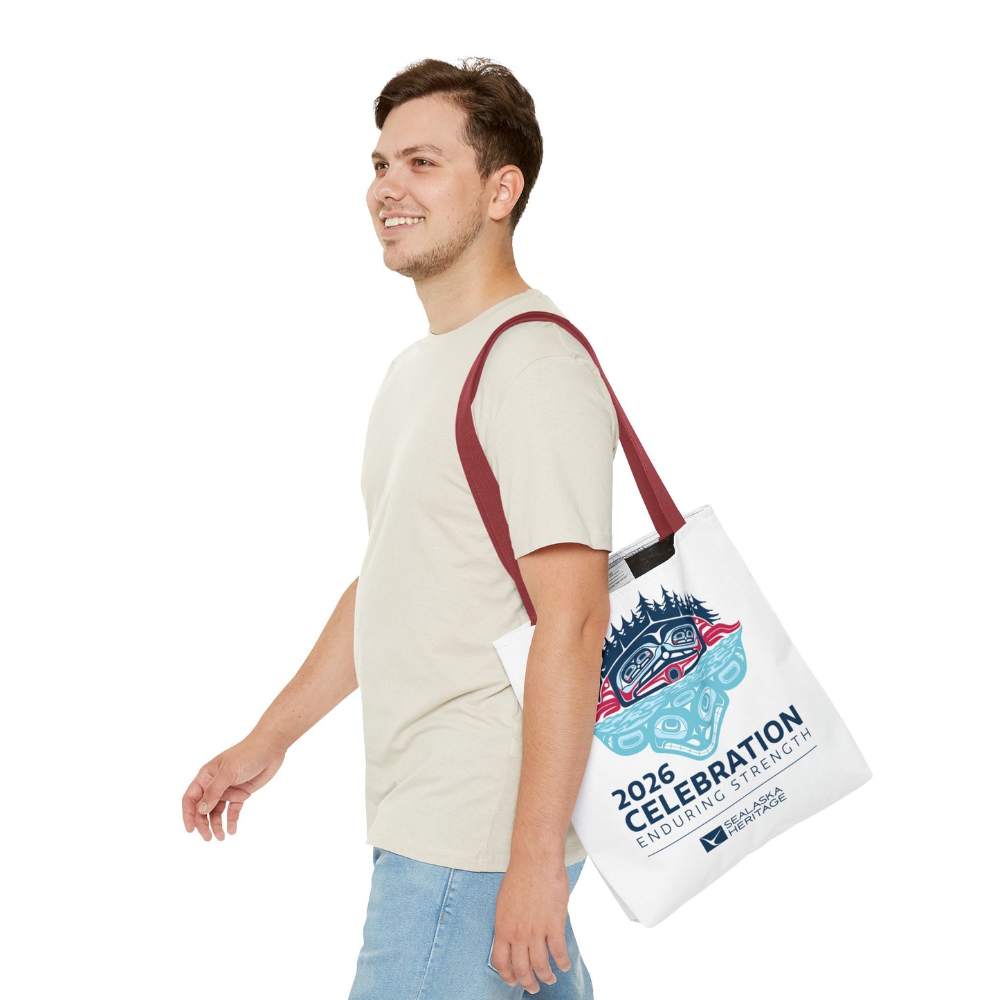 2026 Celebration Enduring Strength tote bag | Indigenous Pacific Northwest design