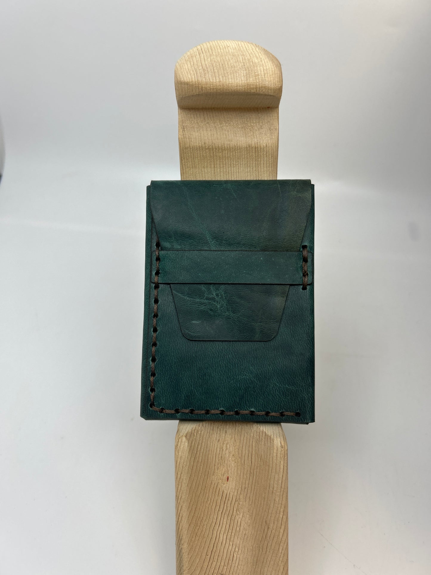 Hand-stitched Leather Nano Wallet