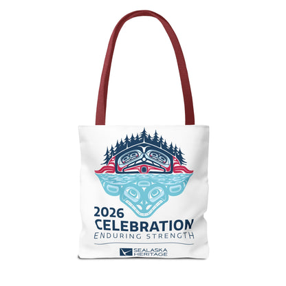 2026 Celebration Enduring Strength tote bag | Indigenous Pacific Northwest design