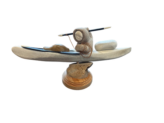 Bryon Amos - Whalebone Bering Sea Kayaker