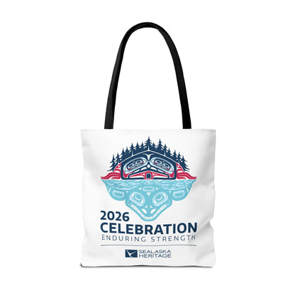 2026 Celebration Enduring Strength tote bag | Indigenous Pacific Northwest design