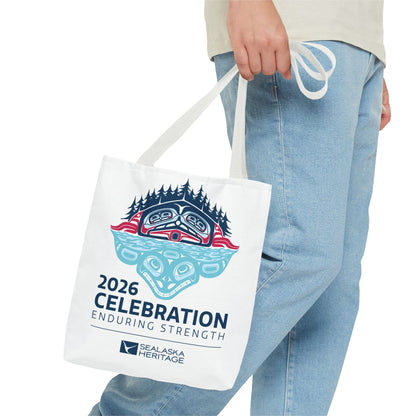 2026 Celebration Enduring Strength tote bag | Indigenous Pacific Northwest design