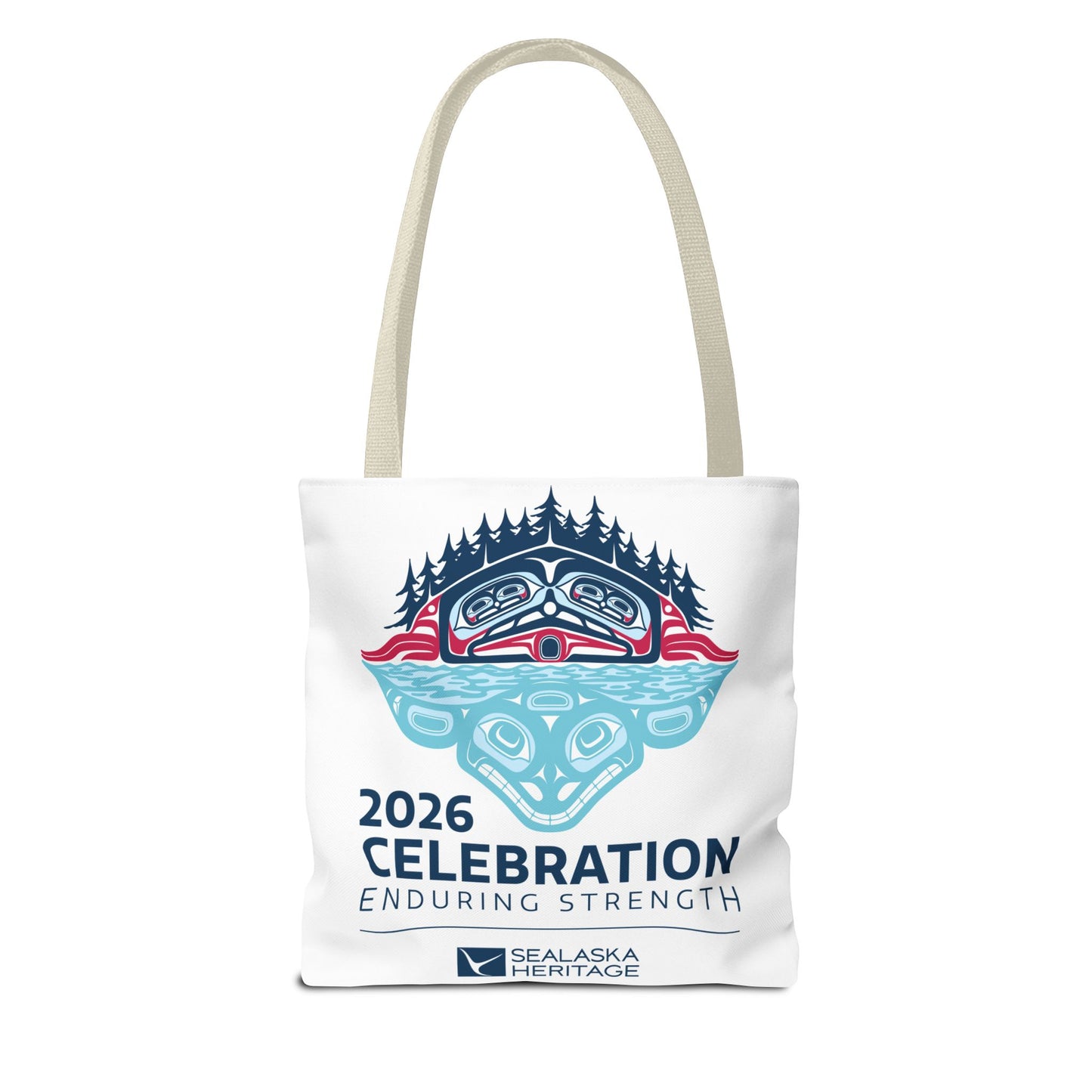 2026 Celebration Enduring Strength tote bag | Indigenous Pacific Northwest design