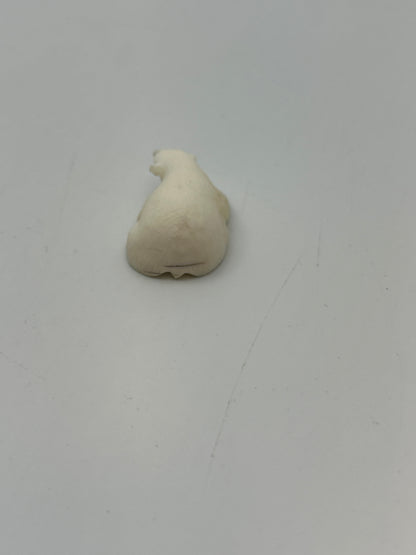 Ivory - Laying Down Polar Bear - 1.5"