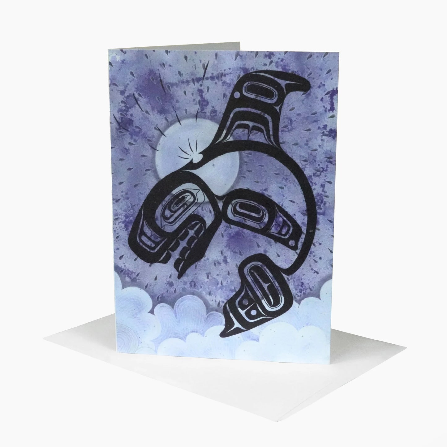 Note Card - Killer Whale In The Sky