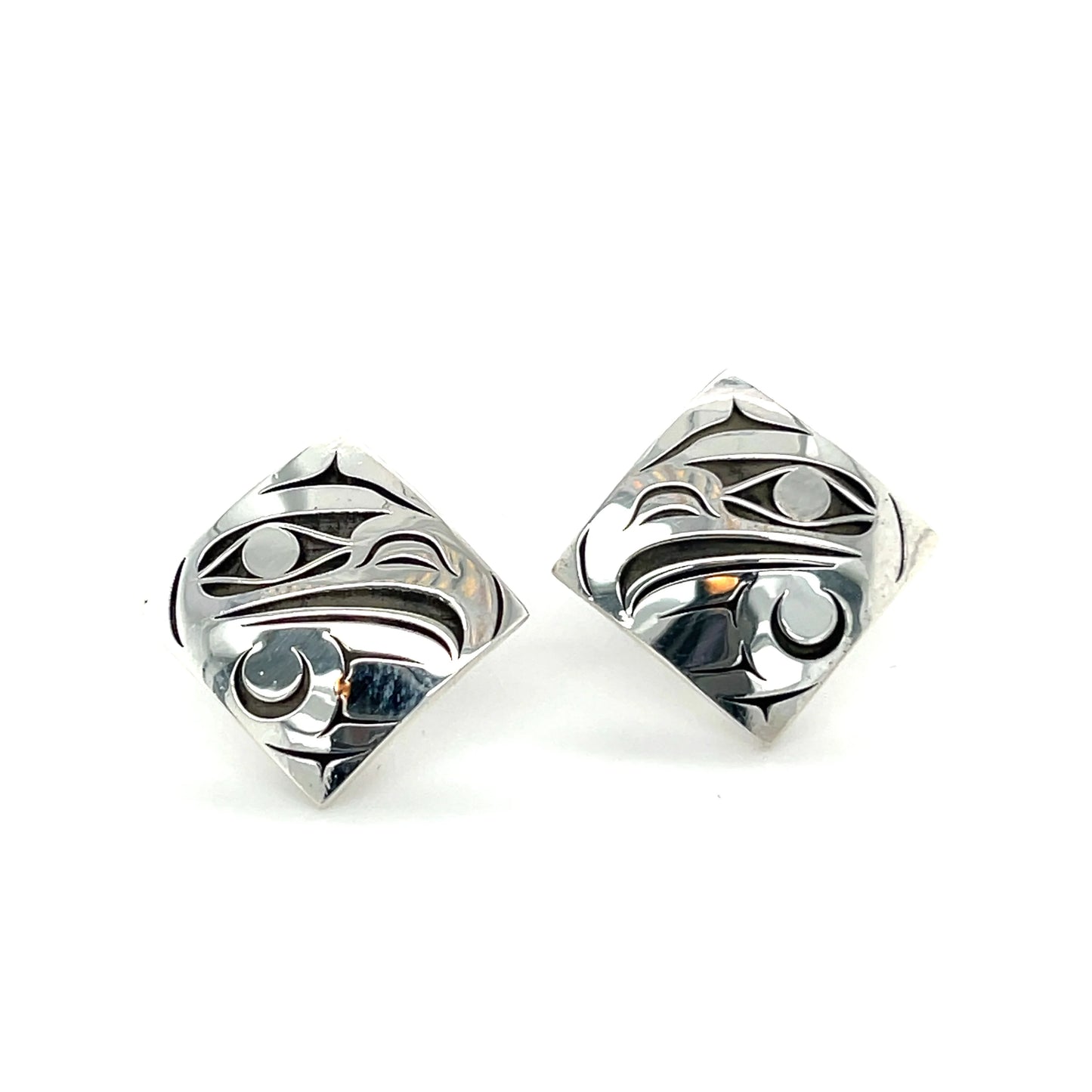 Grant Pauls Earrings Silver Studs