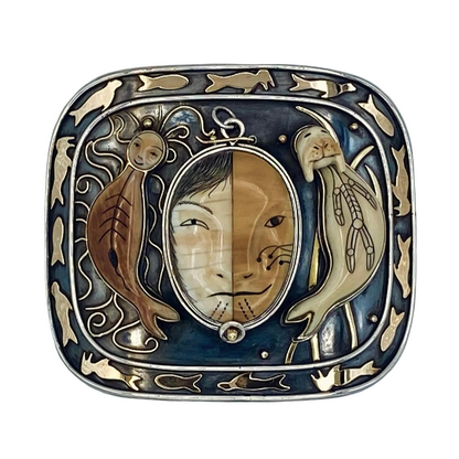 Denise Wallace Belt Buckle “Sedna and the Shaman”