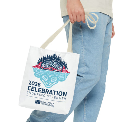 2026 Celebration Enduring Strength tote bag | Indigenous Pacific Northwest design