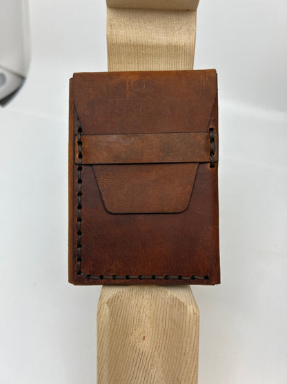 Hand-stitched Leather Nano Wallet