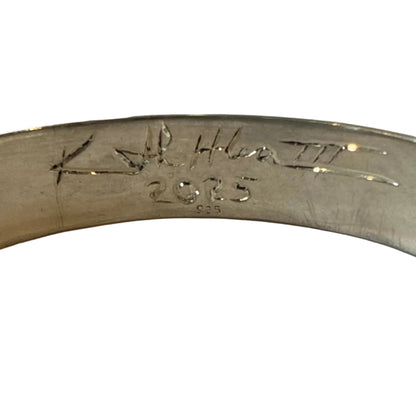 Ken Lea Bracelet Silver  1/2" - Double Wolf
