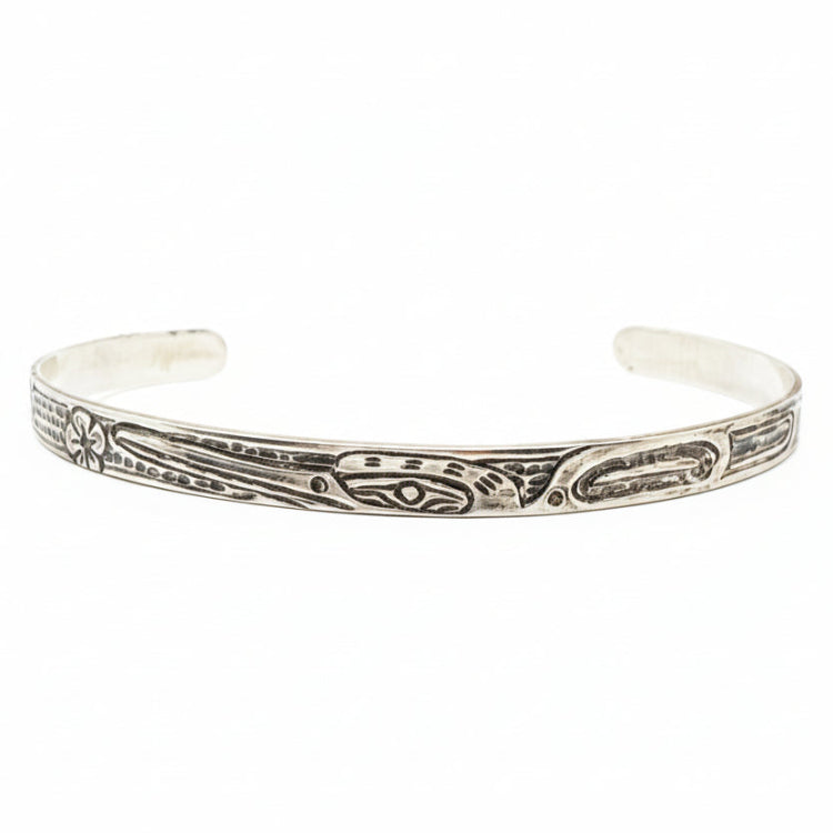 Andrew Tripp Bracelet Silver 1/4" - Hummingbird