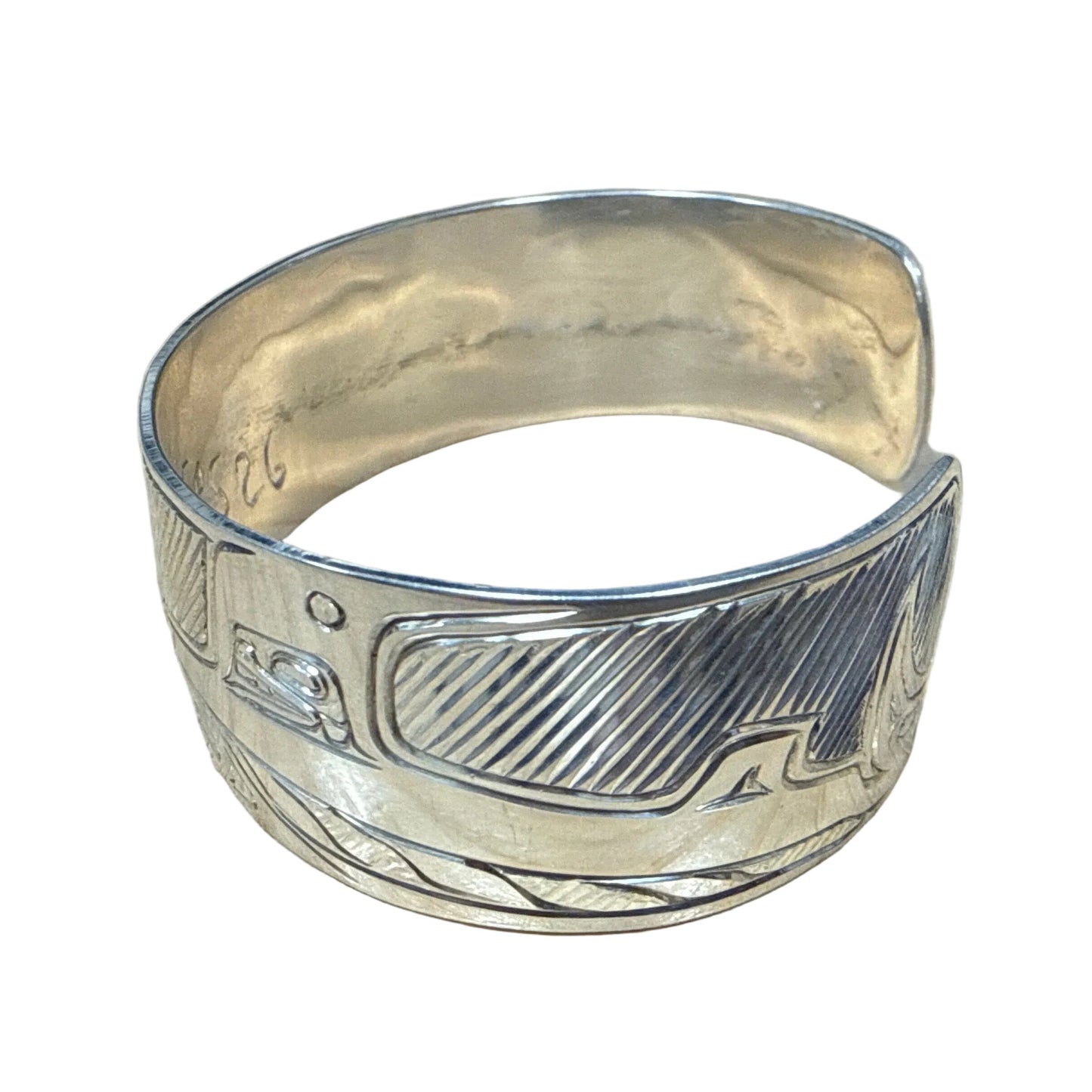 Samuel Sheakley Bracelet 1" Silver - Shark