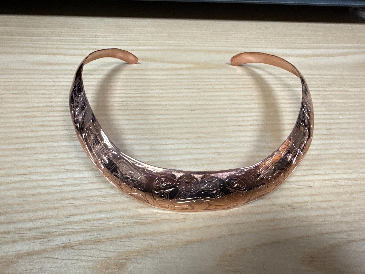 Tammy Owens Copper Neck Ring - Lovebirds