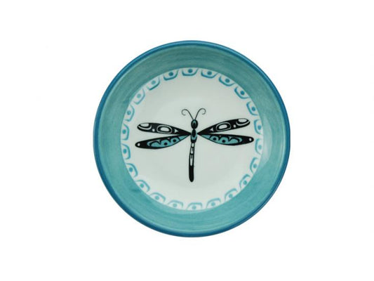 Small Round Dish Connie Dickens Dragonfly