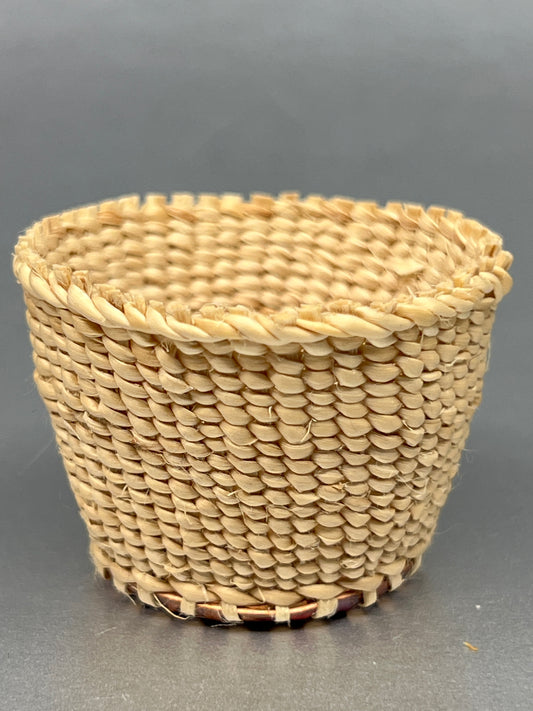 Basket- Wheeler; Spruce Root, Copper