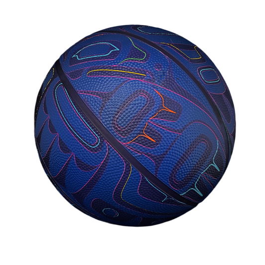 Midnight Beast Adult Basketball (Multi-Tone Blue)