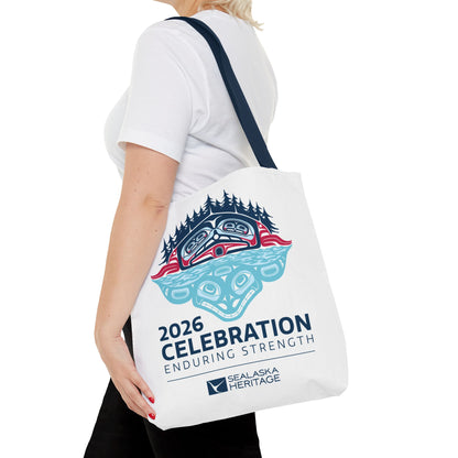 2026 Celebration Enduring Strength tote bag | Indigenous Pacific Northwest design