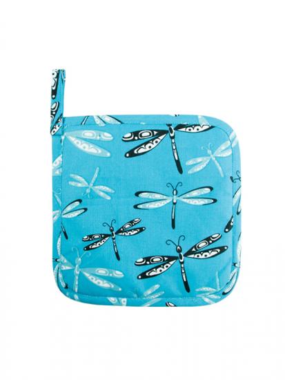 Dragonfly Textile Line Pot Holder