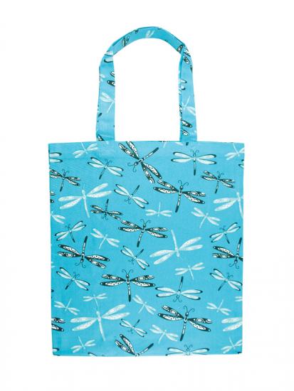 Dragonfly Textile Line Cotton Shopping Bag