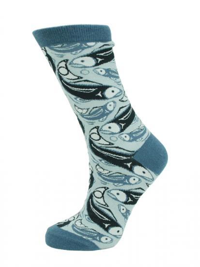 Connie Dickens Salmon Socks