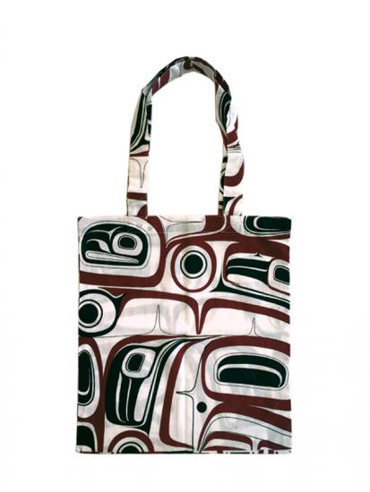 Kelly Robinson Raven Cotton Shopping Bag (blk/red)